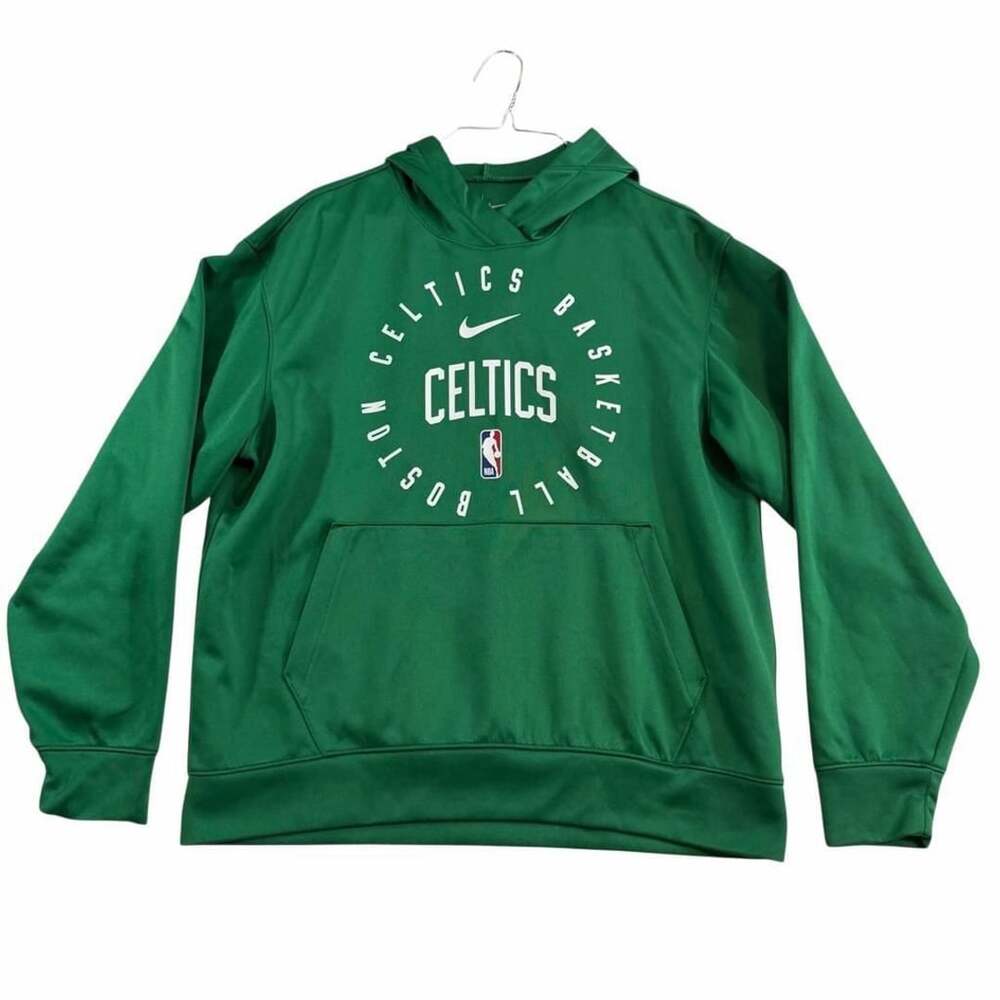 Nike Boston Celtics Spotlight Dri-FIT On-Court Pullover Hoodie Green Men’s M